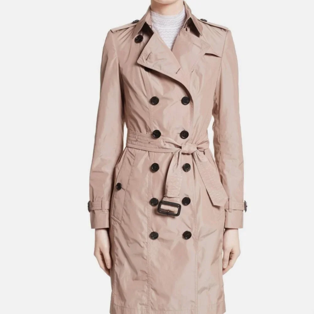 New Burberry Trench Coat Size 2 - Picture 5 of 16